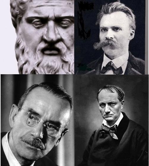 Platone,Nietzsche,Baudelaire,Mann